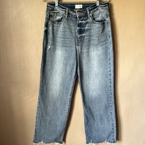 Kut from the Kloth Women's Light Wash Straight Leg Jeans